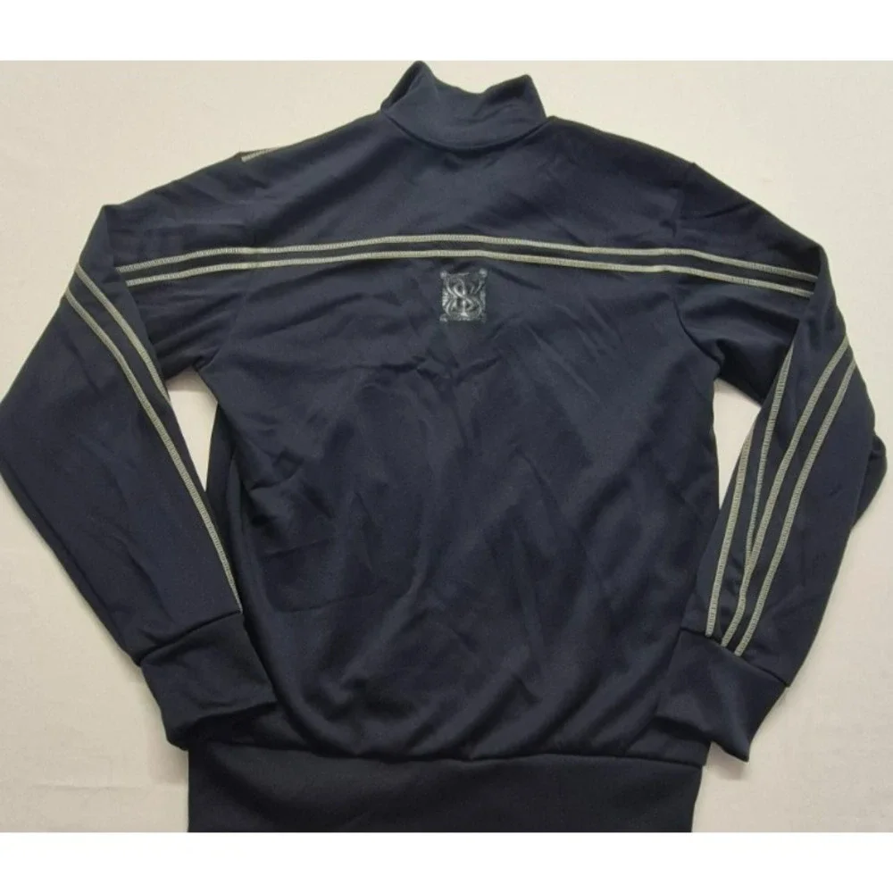 Real‎ Madrid Adidas mens full zip black/gold track jacket football/soccer sz M